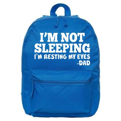 Funny I'm Not Sleeping Dad 16 in Basic Backpack