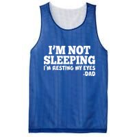 Funny I'm Not Sleeping Dad Mesh Reversible Basketball Jersey Tank