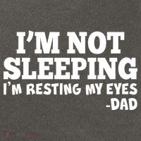 Funny I'm Not Sleeping Dad Cotton Canvas Backpack