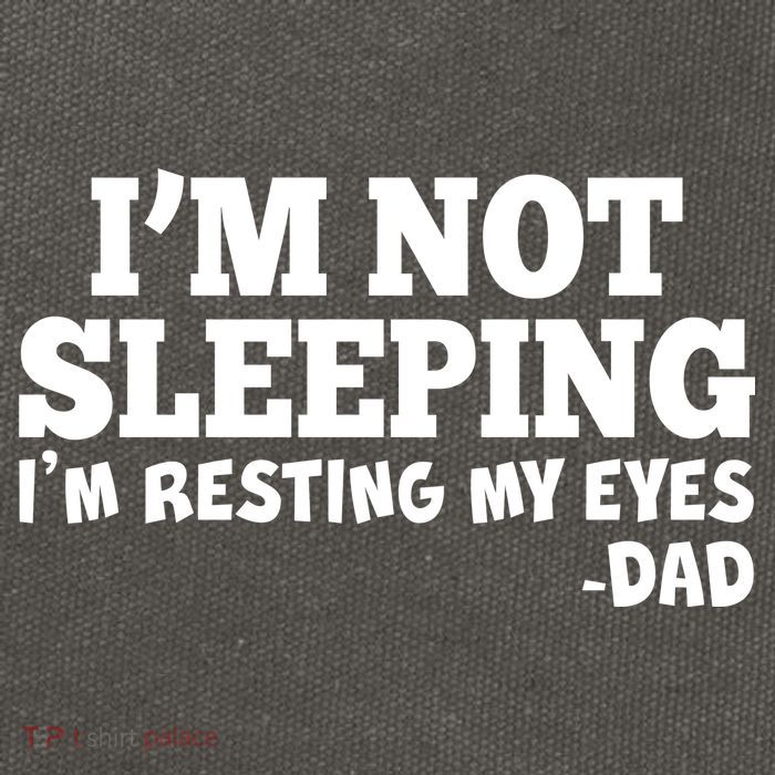 Funny I'm Not Sleeping Dad Cotton Canvas Backpack