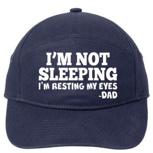 Funny I'm Not Sleeping Dad 7-Panel Snapback Hat