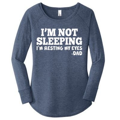 Funny I'm Not Sleeping Dad Women's Perfect Tri Tunic Long Sleeve Shirt