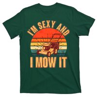 Funny I'm Sexy And I Mow It Vintage T-Shirt