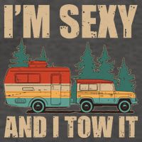 Funny I'm Sexy and I Tow It Vector Backpack