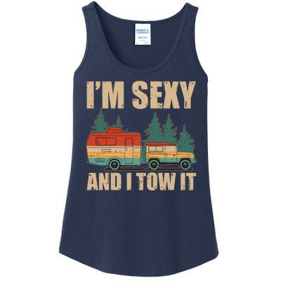 Funny I'm Sexy and I Tow It Ladies Essential Tank