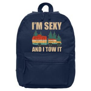 Funny I'm Sexy and I Tow It 16 in Basic Backpack