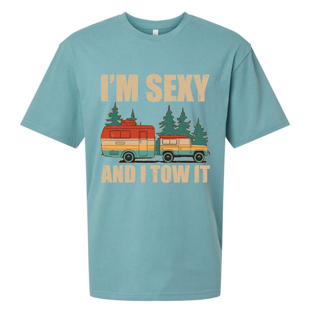 Funny I'm Sexy and I Tow It Sueded Cloud Jersey T-Shirt