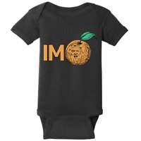 Funny Impeach Trump Peach Logo Baby Bodysuit