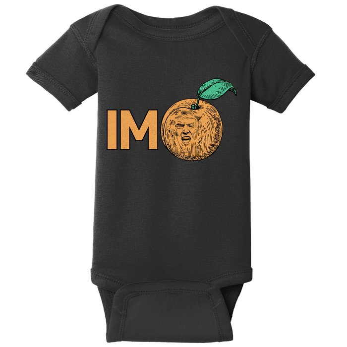Funny Impeach Trump Peach Logo Baby Bodysuit