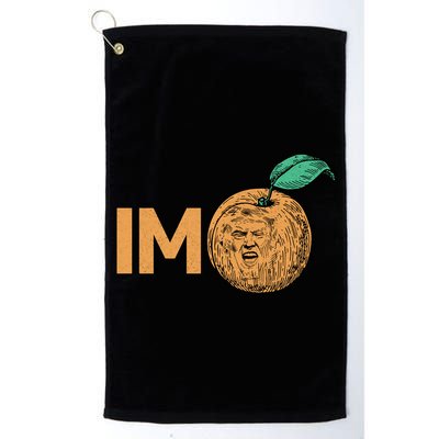 Funny Impeach Trump Peach Logo Golf Towel