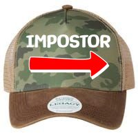 Funny Impostor Arrow -Among Us Legacy Tie Dye Trucker Hat