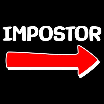 Funny Impostor Arrow -Among Us T-Shirt