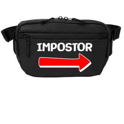 Funny Impostor Arrow -Among Us Crossbody Pack