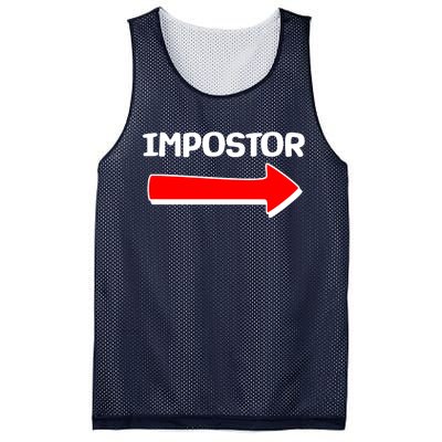 Funny Impostor Arrow -Among Us Mesh Reversible Basketball Jersey Tank