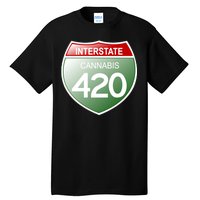 Funny Interstate 420 in the state of Cannabis Marijuana Weed Tall T-Shirt