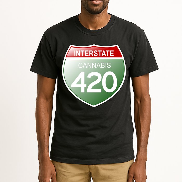 Funny Interstate 420 in the state of Cannabis Marijuana Weed Tall T-Shirt