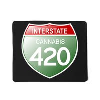 Funny Interstate 420 in the state of Cannabis Marijuana Weed Mousepad