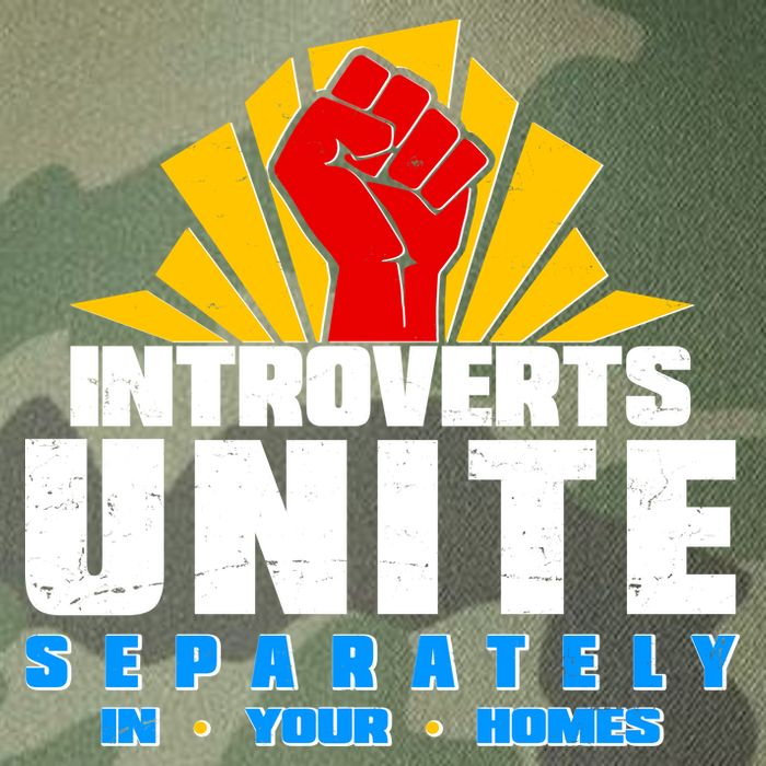 Funny Introverts Unite Separately In Your Homes Legacy Tie Dye Trucker Hat