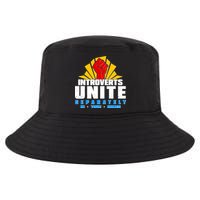 Funny Introverts Unite Separately In Your Homes Cool Comfort Performance Bucket Hat