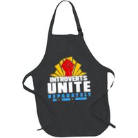 Funny Introverts Unite Separately In Your Homes Apron