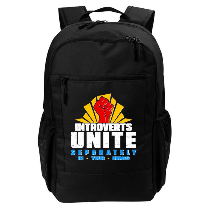 Funny Introverts Unite Separately In Your Homes Backpack