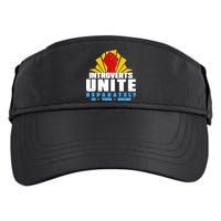 Funny Introverts Unite Separately In Your Homes Adult Drive Performance Visor