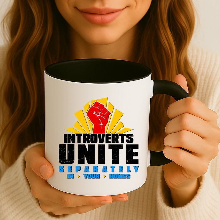 Funny Introverts Unite Separately In Your Homes Mug