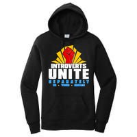 Funny Introverts Unite Separately In Your Homes Women's Pullover Hoodie