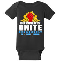 Funny Introverts Unite Separately In Your Homes Baby Bodysuit