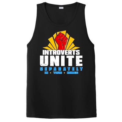 Funny Introverts Unite Separately In Your Homes PosiCharge Competitor Tank