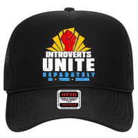 Funny Introverts Unite Separately In Your Homes Trucker Hat