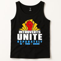 Funny Introverts Unite Separately In Your Homes Tank Top