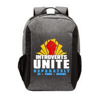 Funny Introverts Unite Separately In Your Homes Vector Backpack