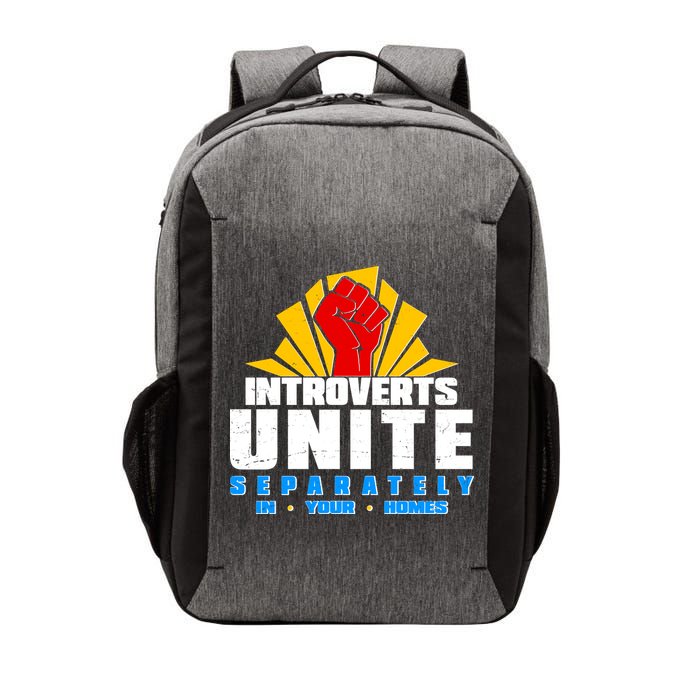 Funny Introverts Unite Separately In Your Homes Vector Backpack
