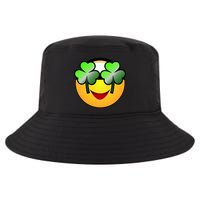 Funny Irish Clover St. Patrick's Day Emoji Cool Comfort Performance Bucket Hat