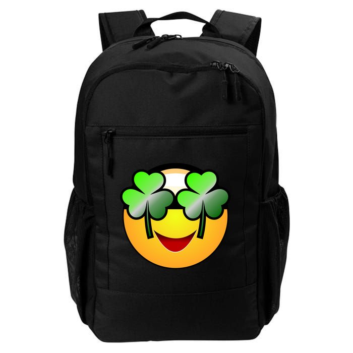 Funny Irish Clover St. Patrick's Day Emoji Backpack