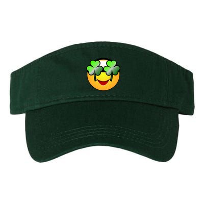 Funny Irish Clover St. Patrick's Day Emoji Visor