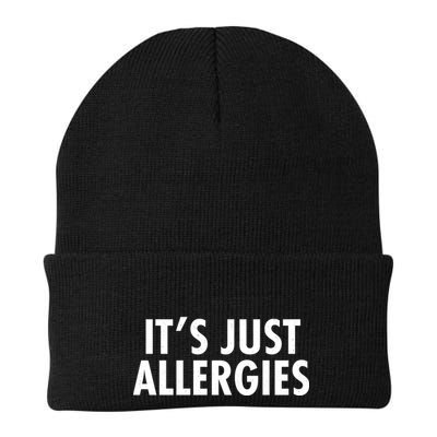 Funny It's Just Allergies Pandemic Beanie