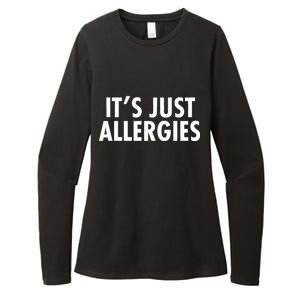 Funny It's Just Allergies Pandemic Womens CVC Long Sleeve Shirt