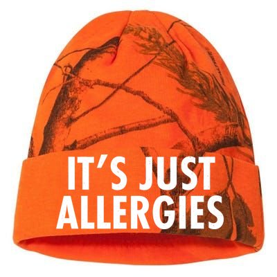 Funny It's Just Allergies Pandemic Kati Licensed 12" Camo Beanie