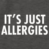Funny It's Just Allergies Pandemic Vector Backpack