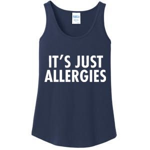 Funny It's Just Allergies Pandemic Ladies Essential Tank