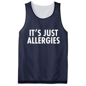 Funny It's Just Allergies Pandemic Mesh Reversible Basketball Jersey Tank