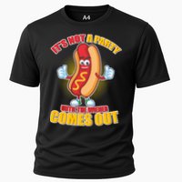 Funny It's Not A Party Until The Wiener Comes Out Performance Shirt