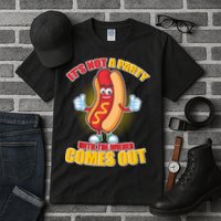 Funny It's Not A Party Until The Wiener Comes Out Tall T-Shirt