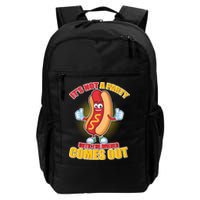 Funny It's Not A Party Until The Wiener Comes Out Backpack