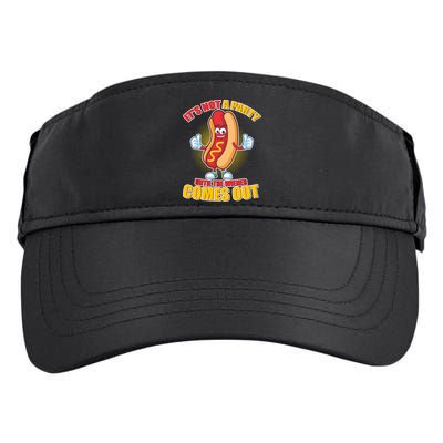 Funny It's Not A Party Until The Wiener Comes Out Adult Drive Performance Visor
