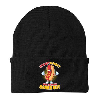 Funny It's Not A Party Until The Wiener Comes Out Beanie