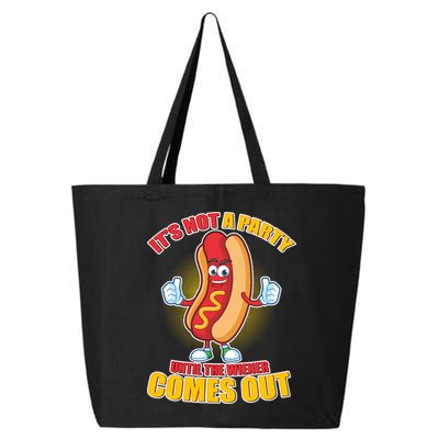 Funny It's Not A Party Until The Wiener Comes Out 25L Jumbo Tote