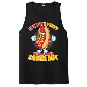 Funny It's Not A Party Until The Wiener Comes Out PosiCharge Competitor Tank